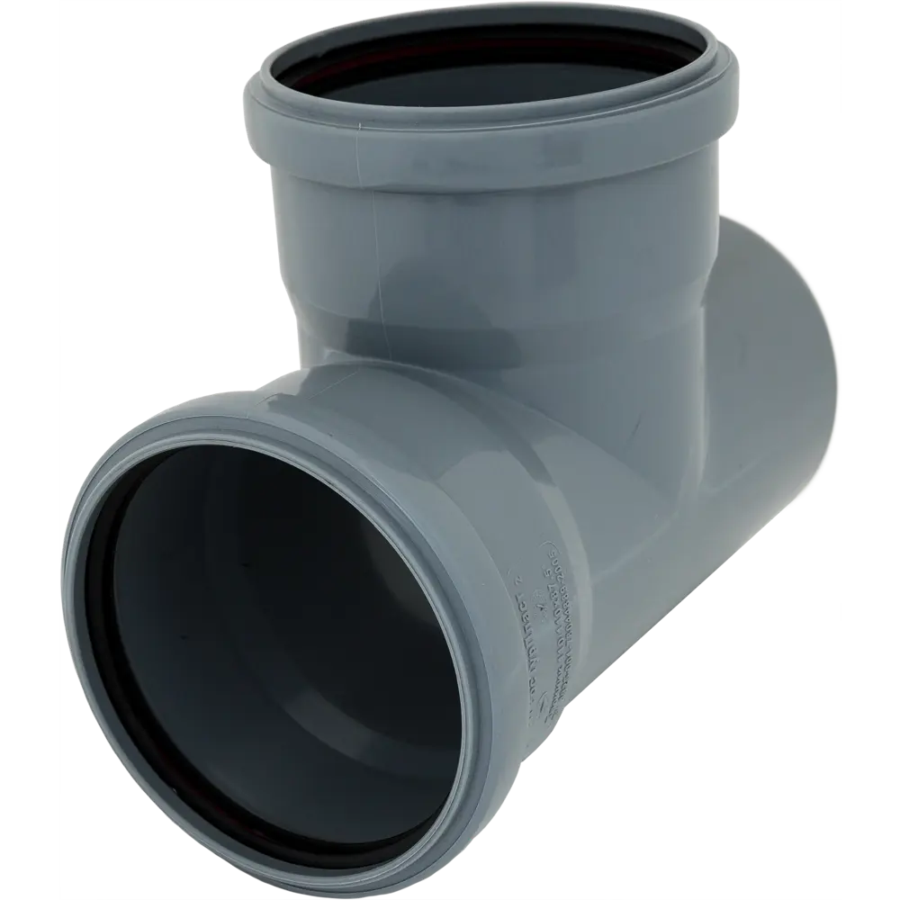 Тройник 110x110 мм 87° полипропилен РТП STLM-2071698 - Вид №1