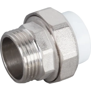 Муфта разъемная Ростерм 1"x25 мм НР полипропилен