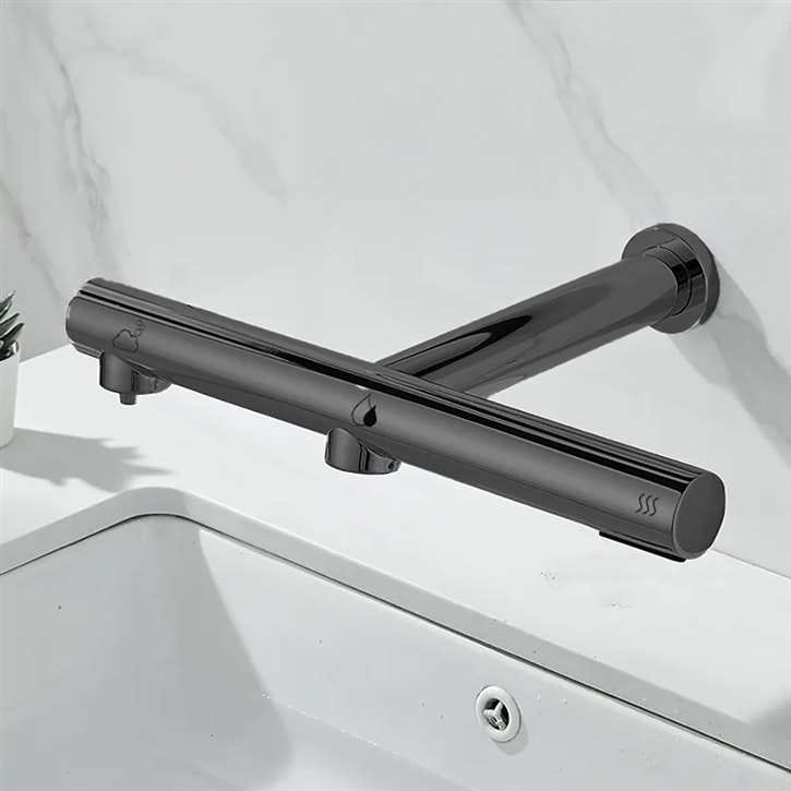 Инфракрасный кран для общественных туалетов с воздушными полотенцами Fontana Showers синий Синий ARCH-00046690 - Вид №5