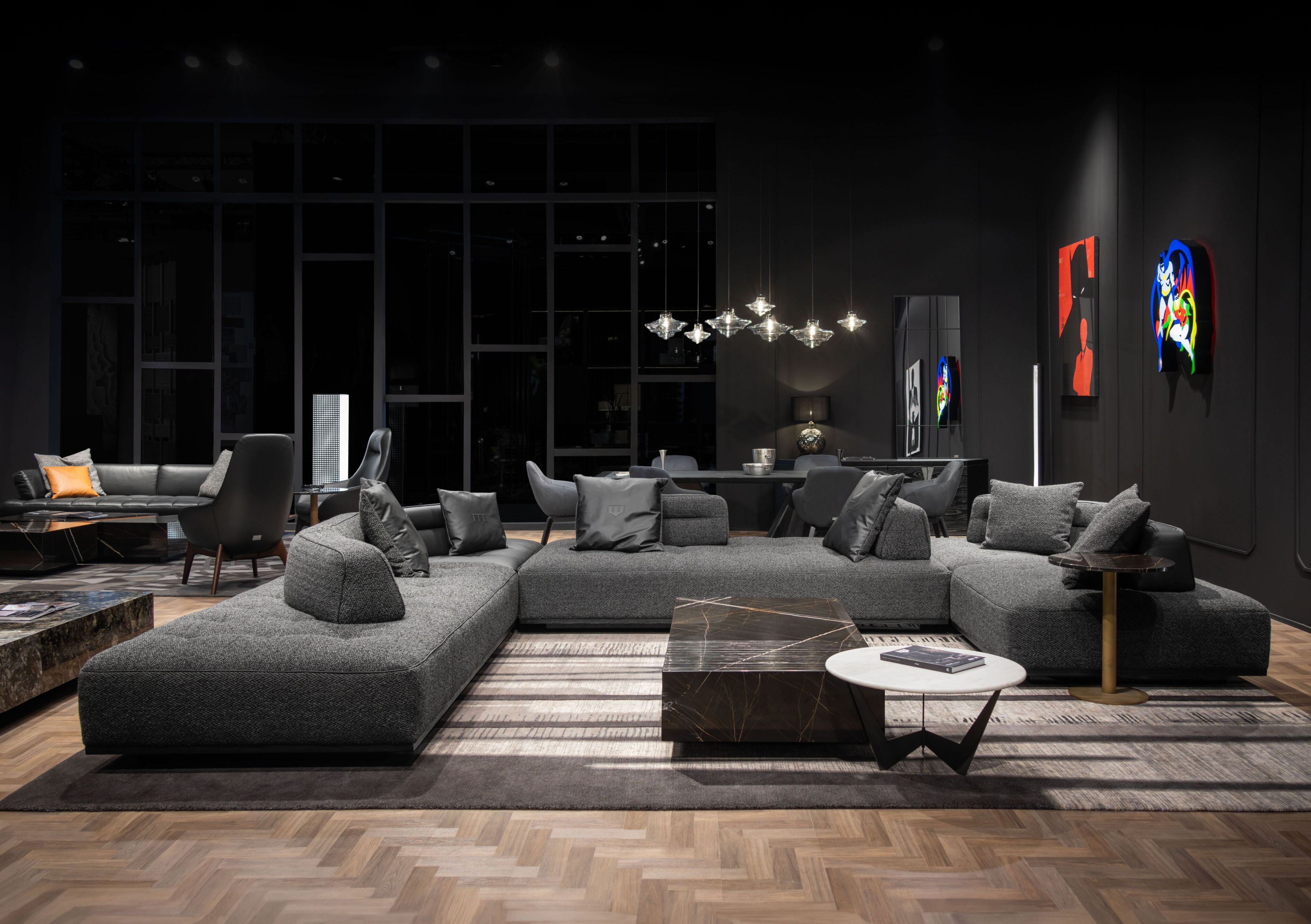 Мраморный прямоугольный низкий журнальный столик Wayne Enterprises Home Collection WE-172 ARCH-00054171 - Вид №4