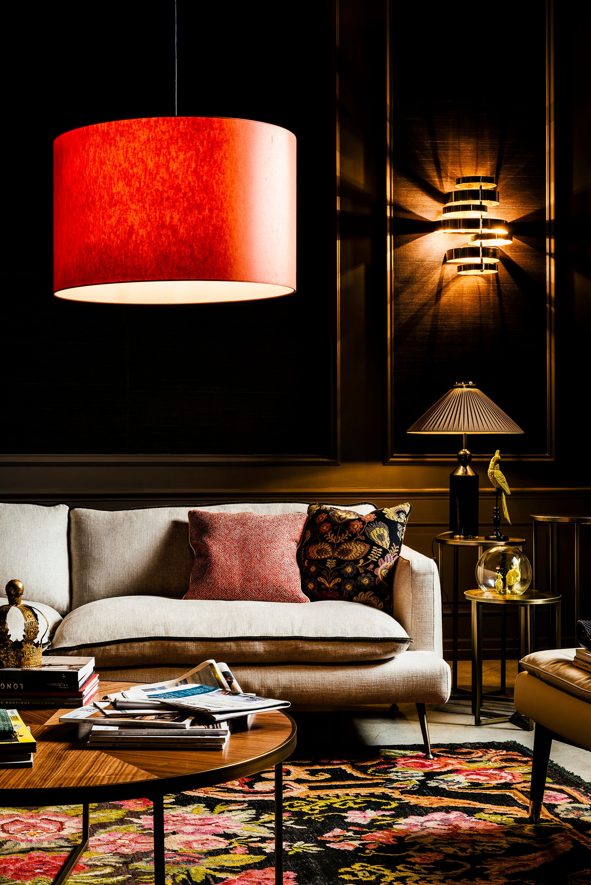 Угловой диван из ткани BLACK TIE ISLAND ARCH-00009404