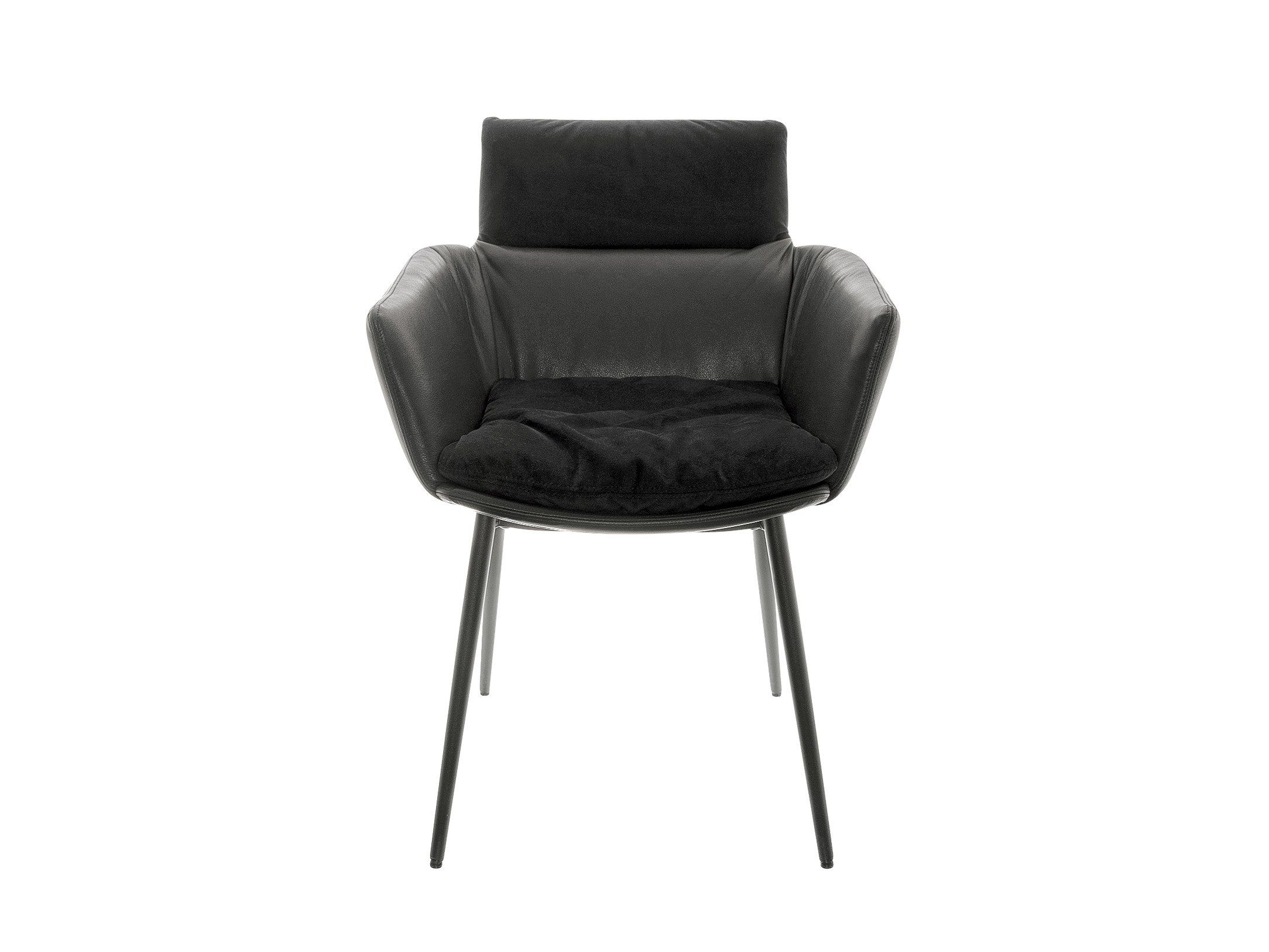 Мягкий стул с подлокотниками и основанием с 4 ножками KFF Faye ARCH-00120146 - Вид №8
