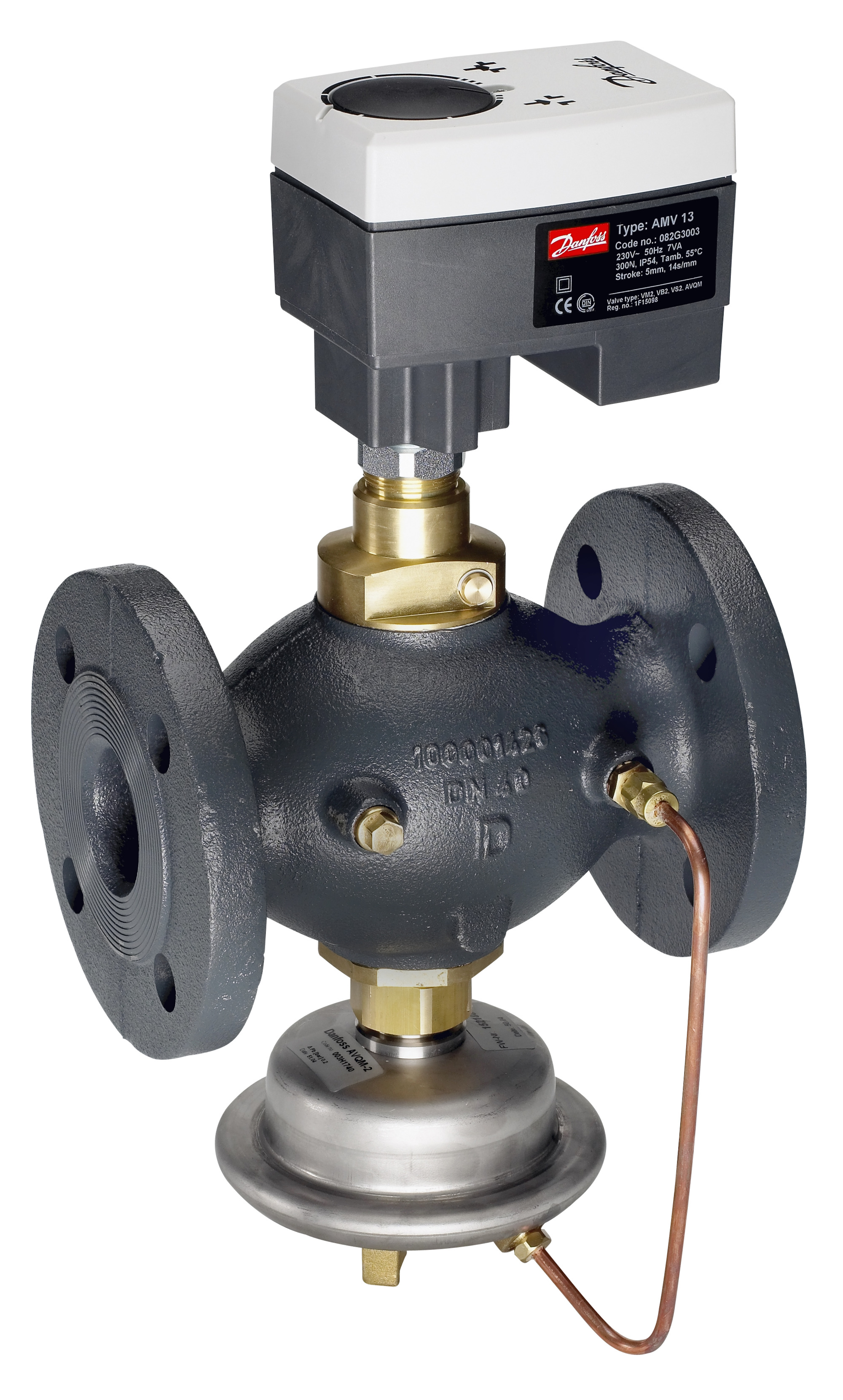 Danfoss Редукторные электроприводы с трехпозиционным управлением Электропривод импульсный AMV 86 230В 082G1461  - Вид №13