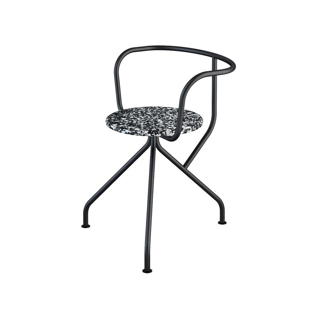 Стальной стул с порошковым покрытием с подлокотниками Nobonobo Kohti ARCH-00024470 - Вид №3