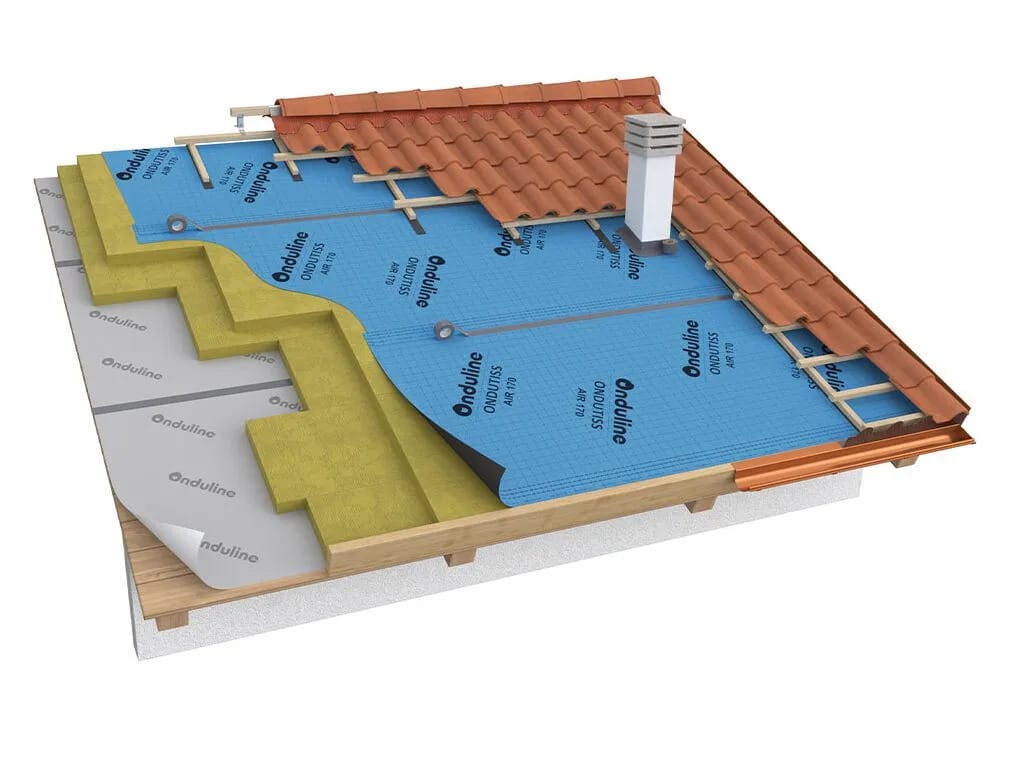 Паровая мембрана с высокой воздухопроницаемостью ONDULINE ITALIA ONDUTISS ARCH-00111918 - Вид №1