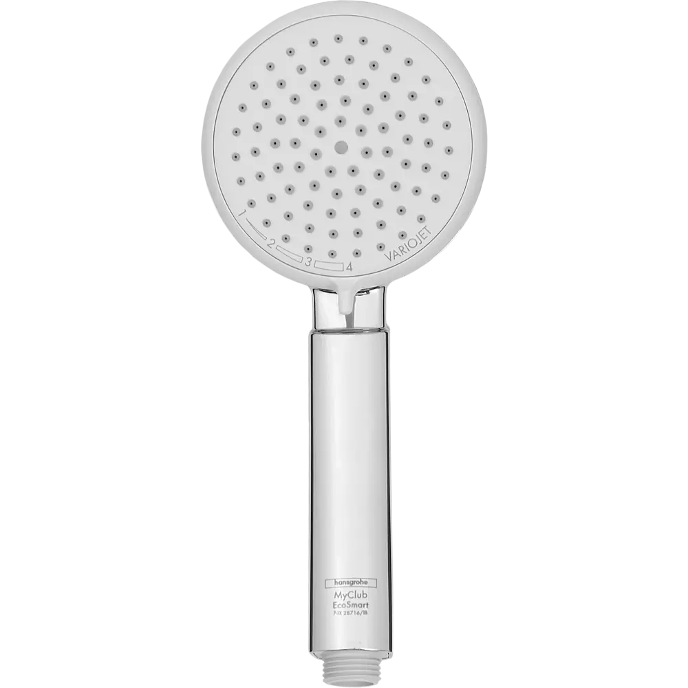 Лейка для душа Hansgrohe MyClub EcoSmart 4 режима цвет хром белый STLM-2197137 - Вид №3