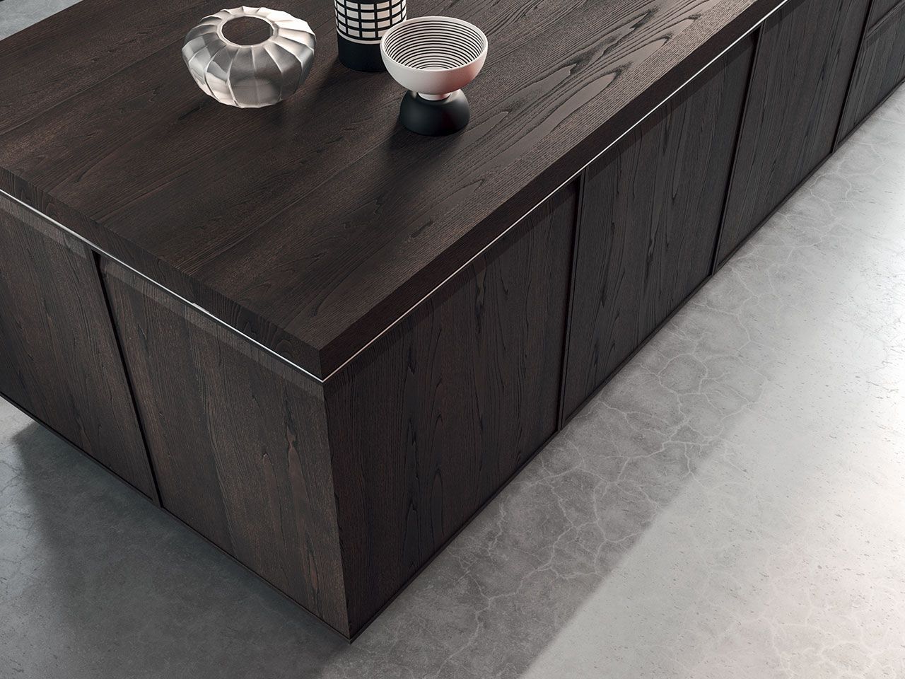 Встроенная кухня с островом Arrital Ak_07 ARCH-00004919 - Вид №4