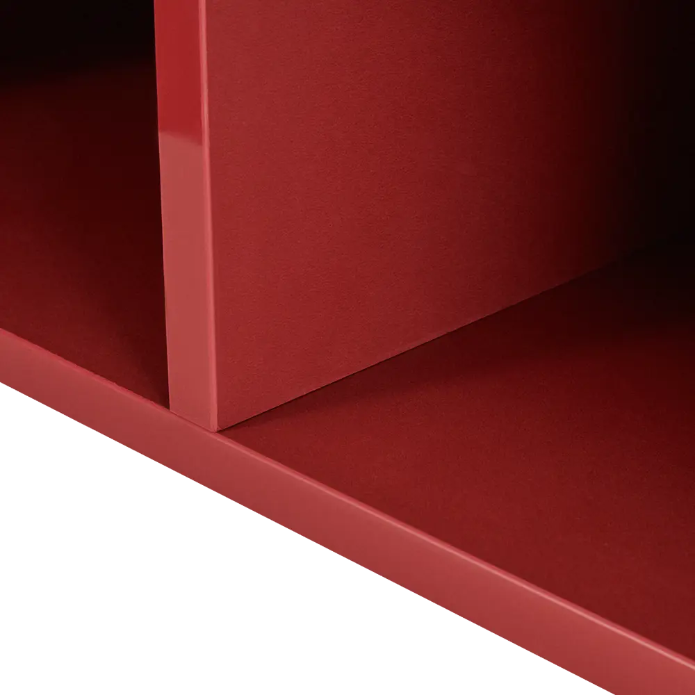 Каркас навесной открытый декоративный Delinia Аша 20x35x76.8 см ЛДСП цвет красный STLM-2163142 - Вид №9