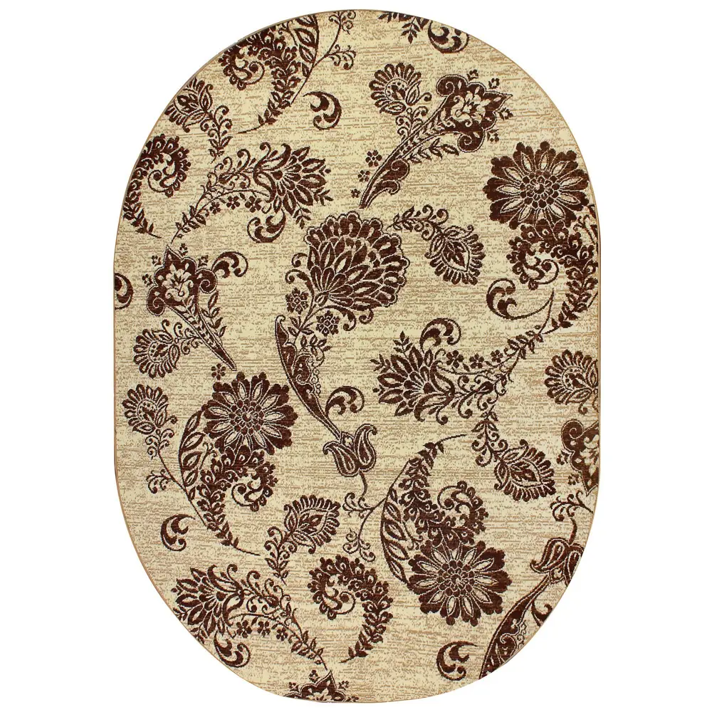 Ковёр Лагуна D232K овальный 2.5х3.5 м полипропилен MERINOS STLM-2037831