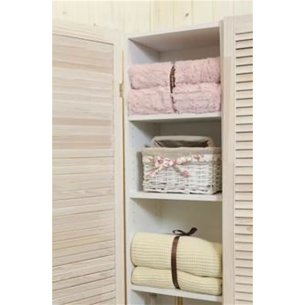 Корзина Ива с декоративным чехлом 30x16x21 см ротанг цвет белый STORIDEA STLM-2017609 - Вид №4