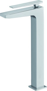 19052-010 Mariner Kepler, однорычажный смеситель для раковины высокий с дон. клапаном "click clack", цвет хром