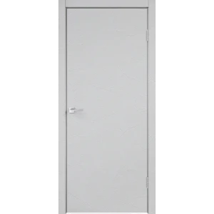 Дверь межкомнатная глухая с замком и петлями в комплекте Эвора 70x200 см ПВХ цвет венеция лайт