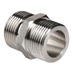 Ниппель Valtec 3/4"x3/4" НР нержавеющая сталь