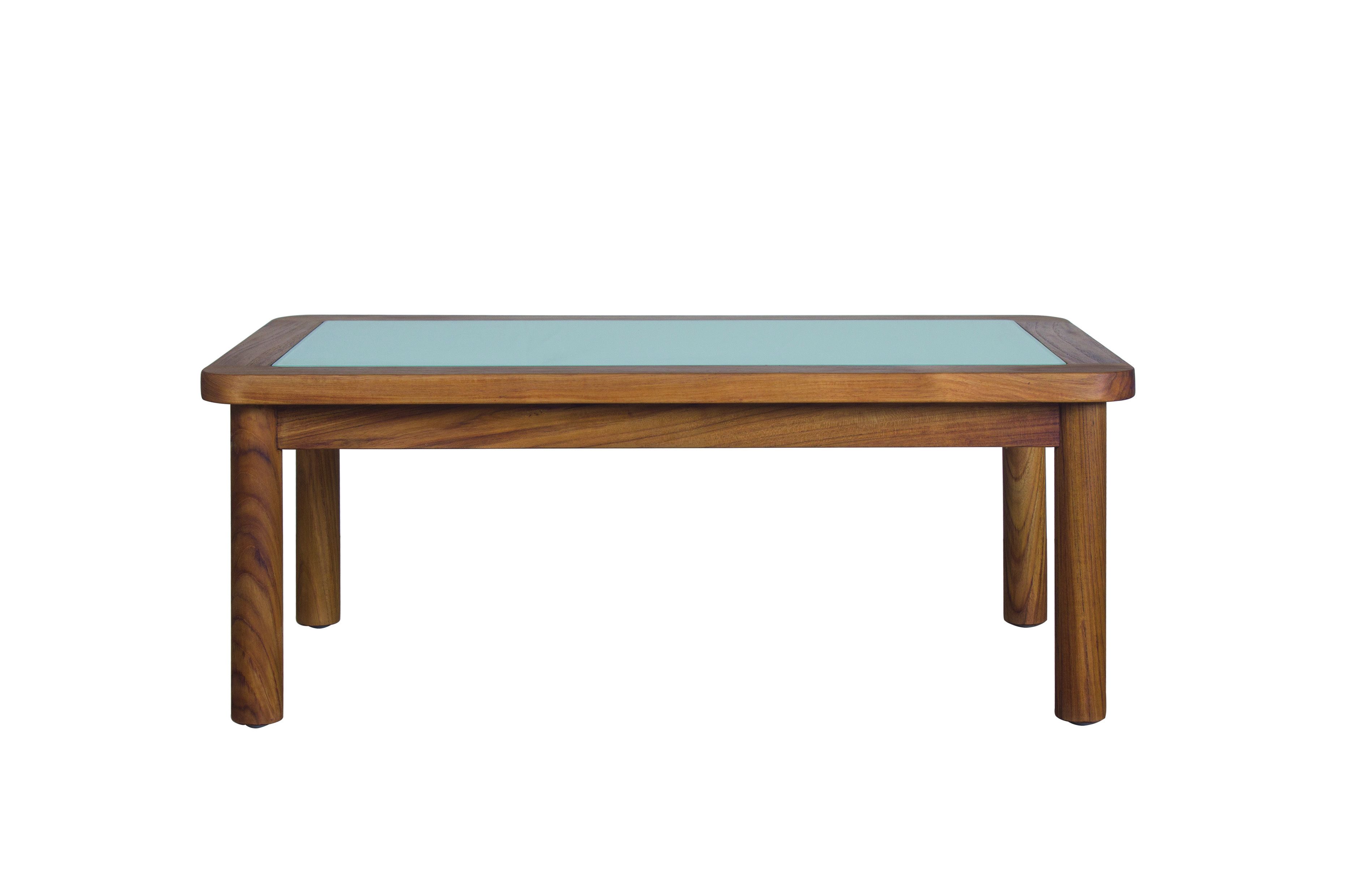 Прямоугольный садовый столик из дерева и стекла Il Giardino di Legno кольцо ARCH-00121875 - Вид №1