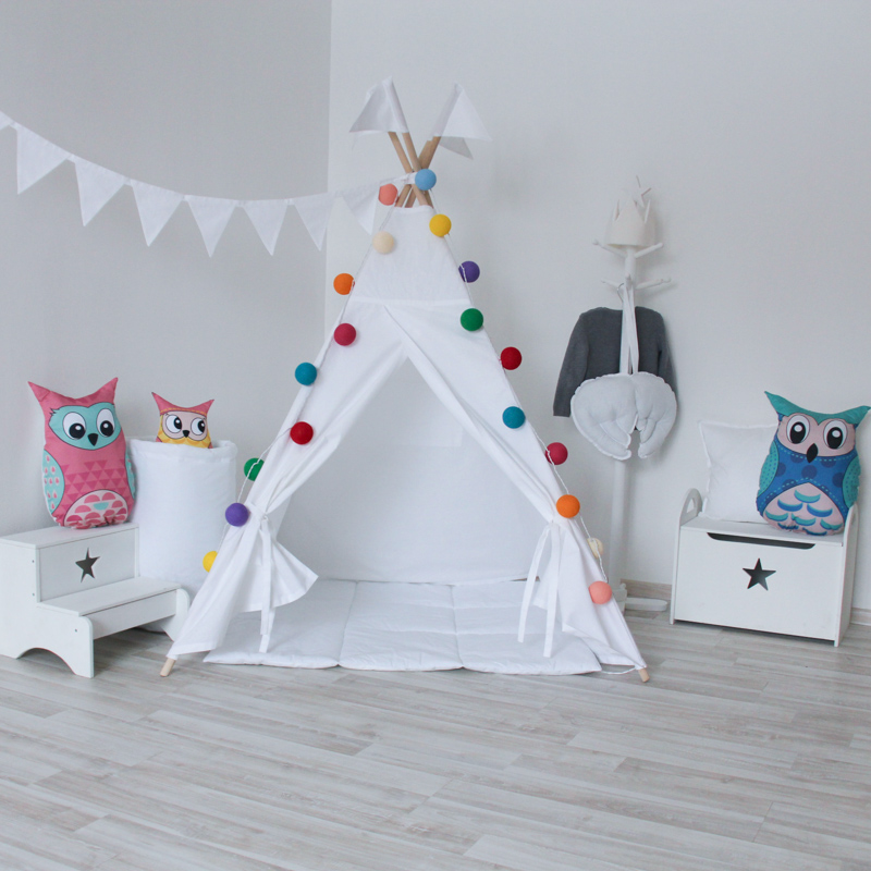 Гирлянда из 8 флажков Simple White VAMVIGVAM SIMPLE WHITE 00-3830872 Белый Santreyd  - Вид №2