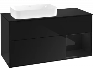 Villeroy&Boch Тумба под раковину Прямоугольная версия F282PHPH Finion Glossy Black Lacquer