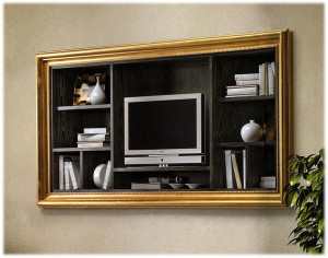 Рама под TV Gold Picture CASTELLAN Gold Picture