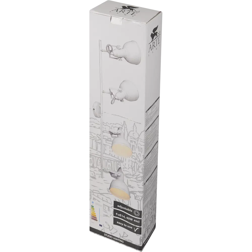 Спот Martin 4xE14x40 Вт, металл, цвет коричневый Arte Lamp STLM-2193178 - Вид №6
