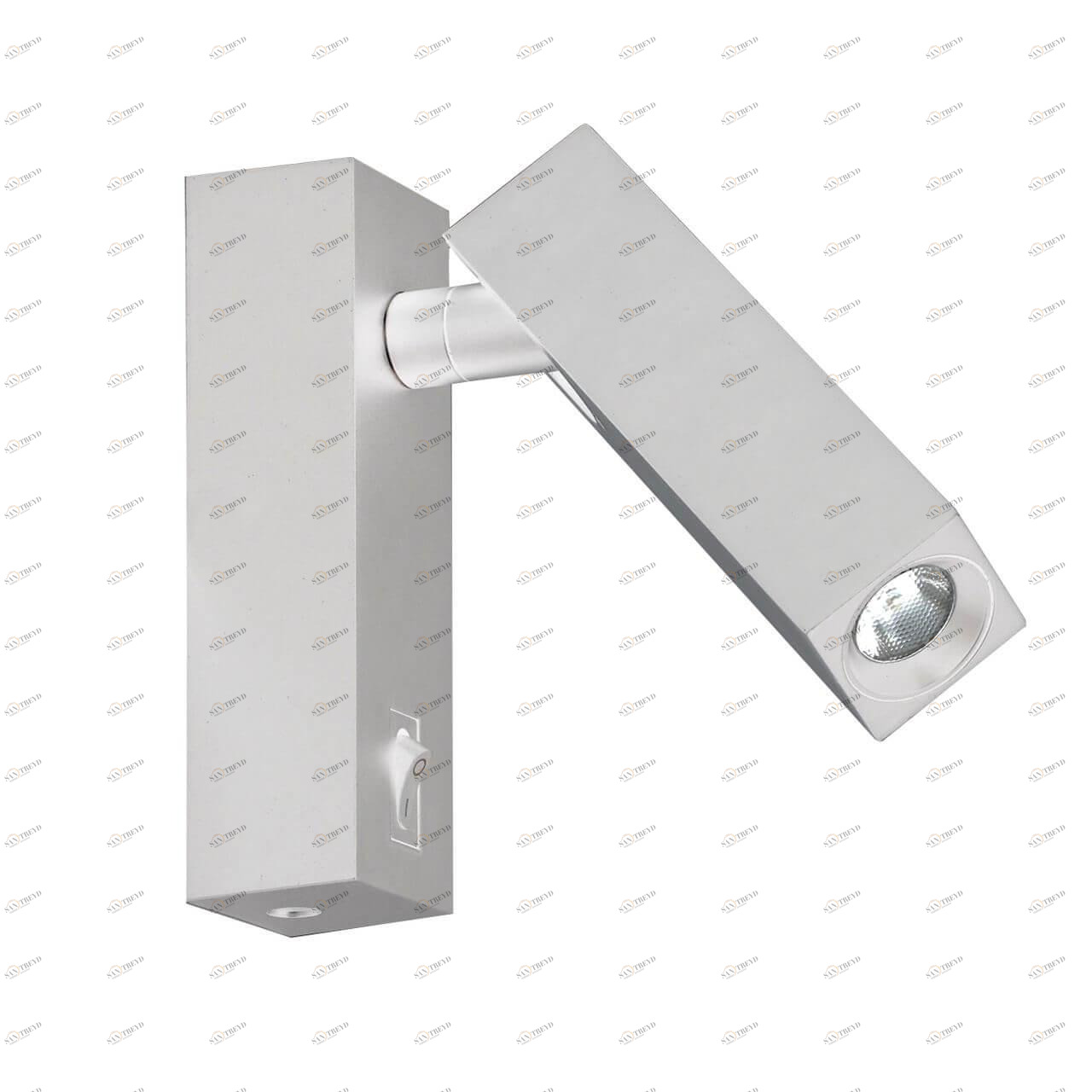 Спот настенный светодиодный с выключателем белый Eckig 2402-1W FAVOURITE ECKIG 00-3948977 Белый 