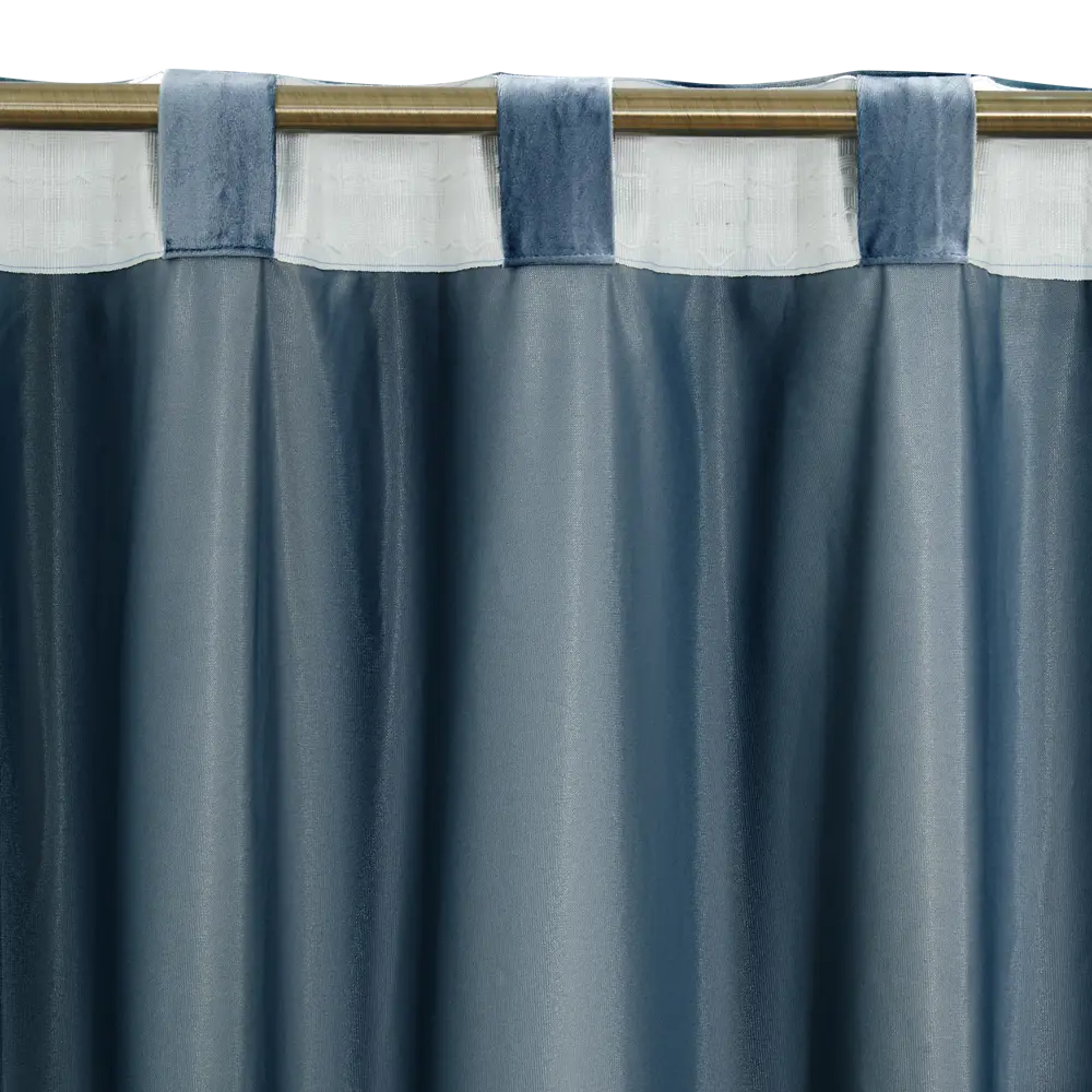 INSPIRE Штора Dubbo Ink с волнообразным дизайном 200x280 см 84757012 STLM-0054654 - Вид №4