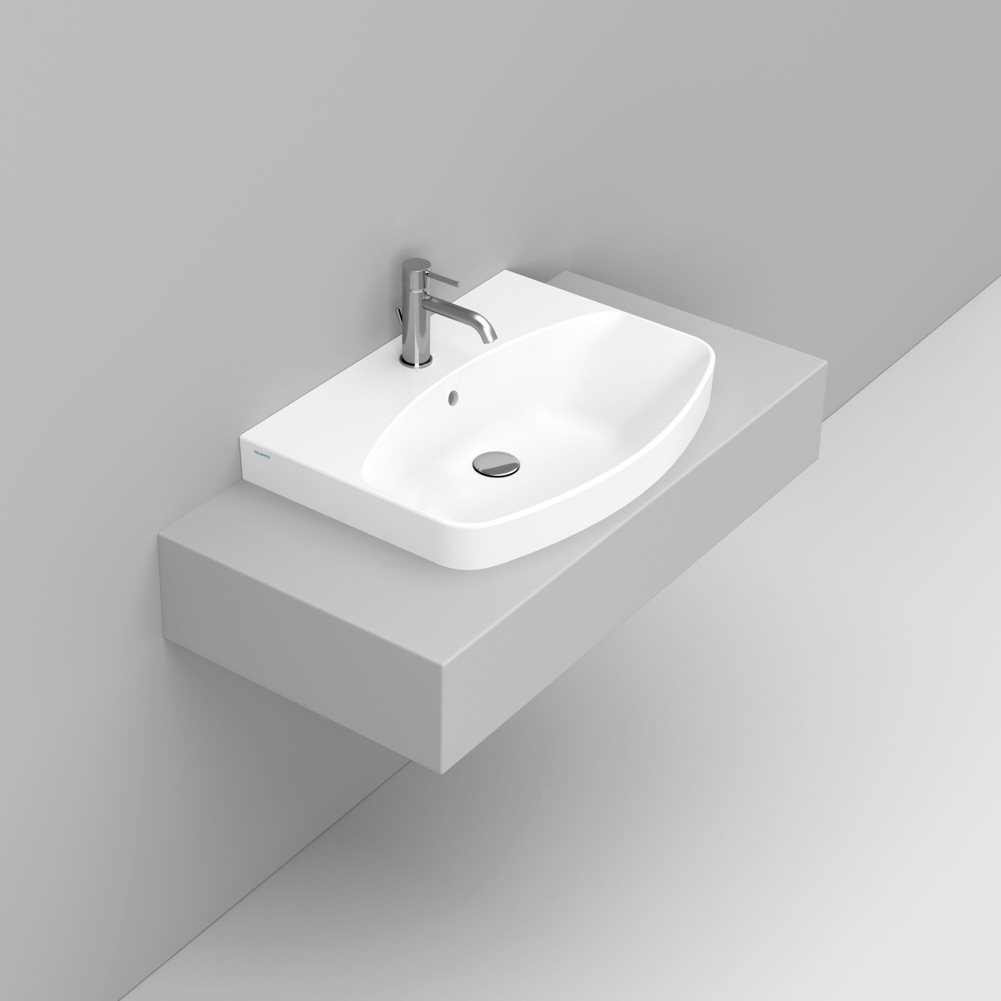 Керамическая раковина с переливом Ceramica Dolomite мойка ARCH-00137355 - Вид №1