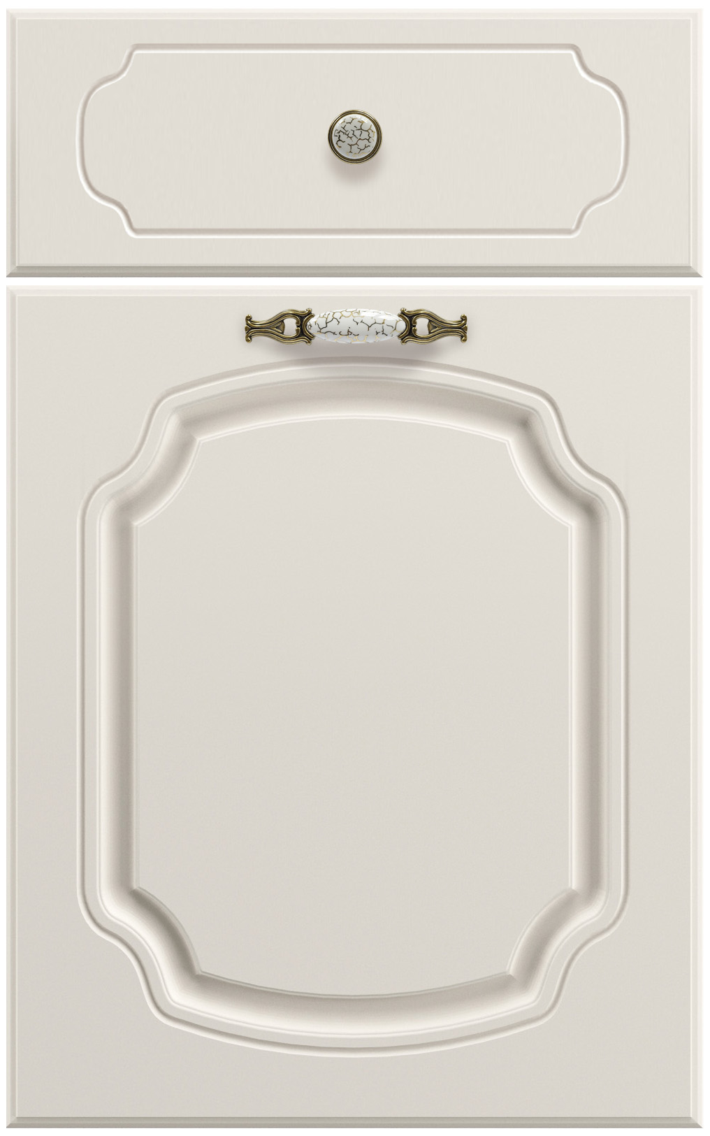 Фасады для кухни Классика Фрезеровка «Классика Романская» Бежевый софт №503 SIDAK SIST1275-204