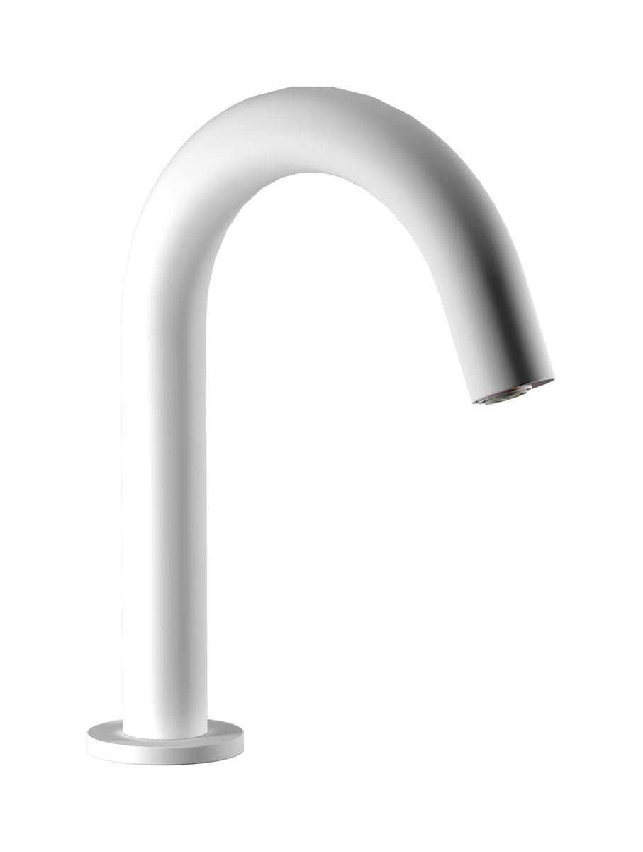 Электронный кран только для холодной воды в комплекте с блоком управления WE ARE IB el005bo Matt White Powa 2.0