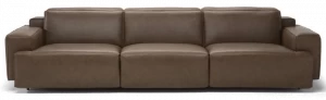 Natuzzi Кожаный диван-кресло в современном стиле