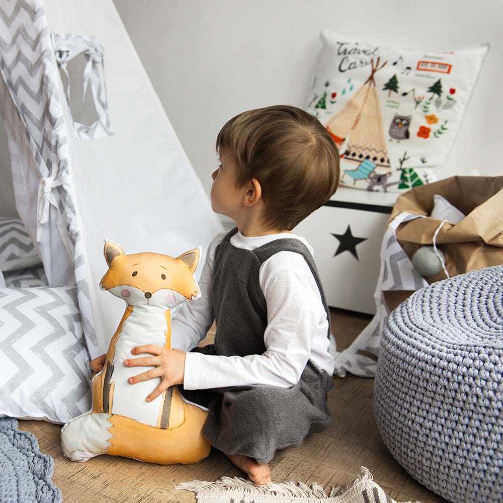 Вигвам для детей Grey Zigzag VAMVIGVAM GREY ZIGZAG 281917 Белый;серый Santreyd  - Вид №6