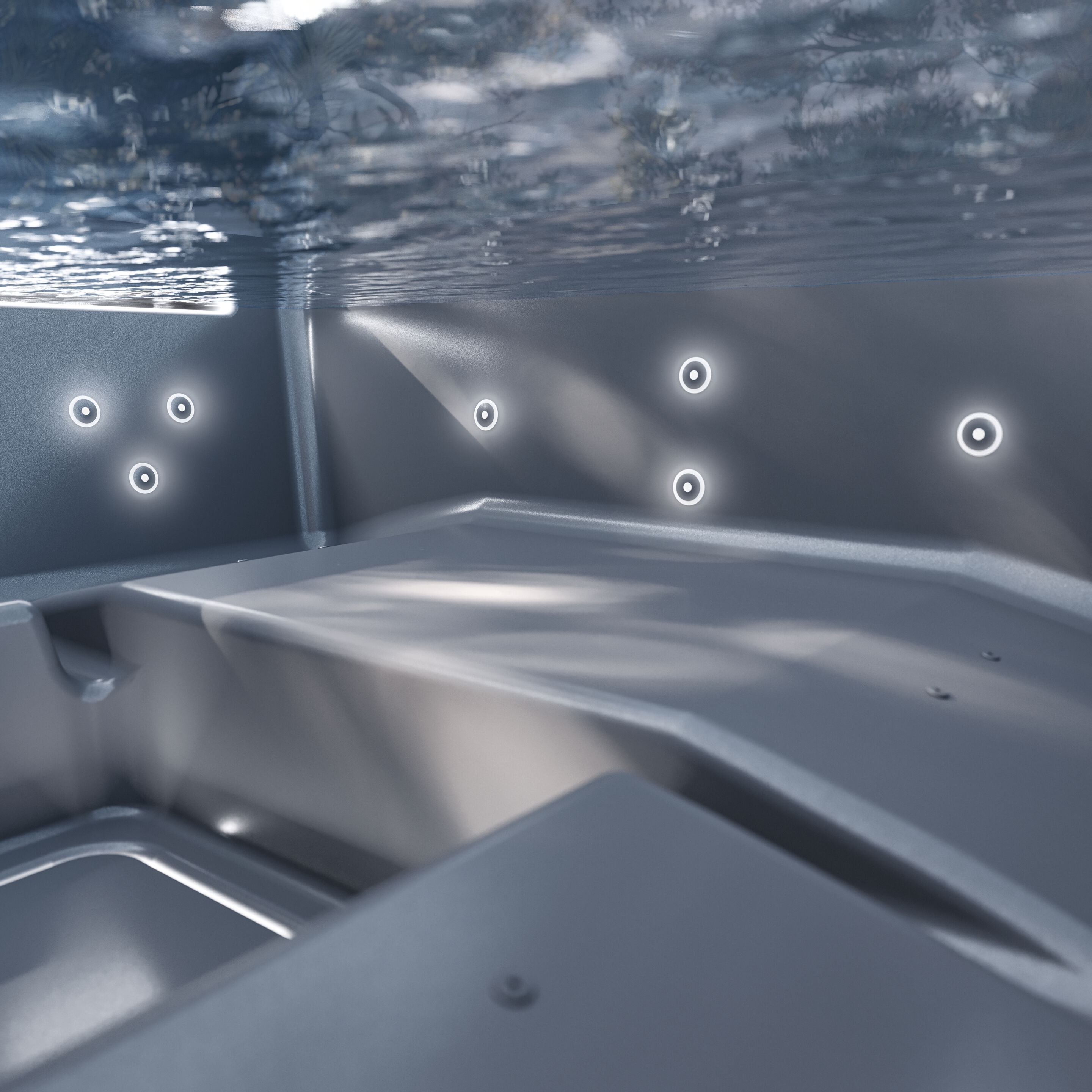 3-местный прямоугольный встраиваемый мини-бассейн DISENIA HELBA 210 ARCH-00028513 - Вид №2