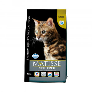 ПР0050237 Корм для кошек Matisse для кастрированных и стерилизованных курица сух. 1,5кг Farmina