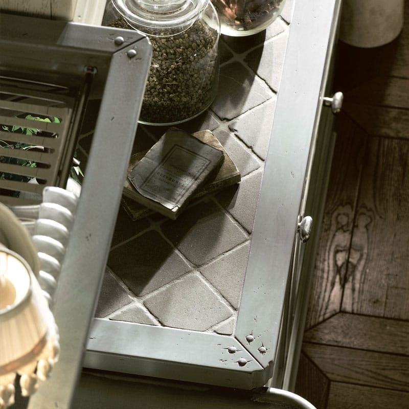 Встроенная лакированная кухня с полуостровом Marchi Cucine Country Chic ARCH-00028340 - Вид №6