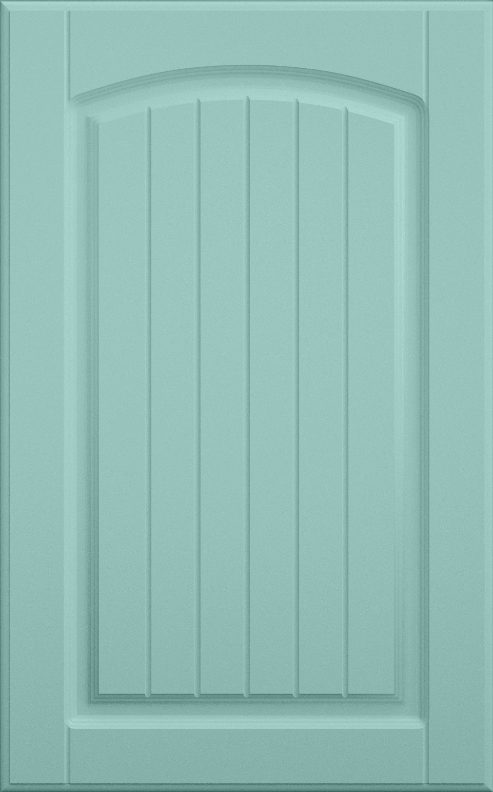 Фасады для кухни Кантри Фрезеровка «Арка сложная» 803 Бирюзовая пастель SIDAK SIST2702-499