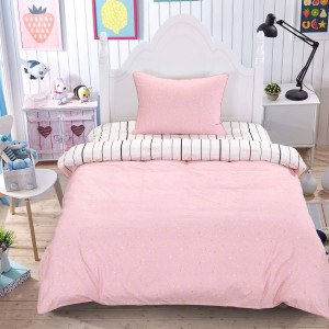 STLM-0257282 Комплект постельного белья Дет-675, полутораспальный, сатин, цвет розовый 90506638 SOFI DE MARKO