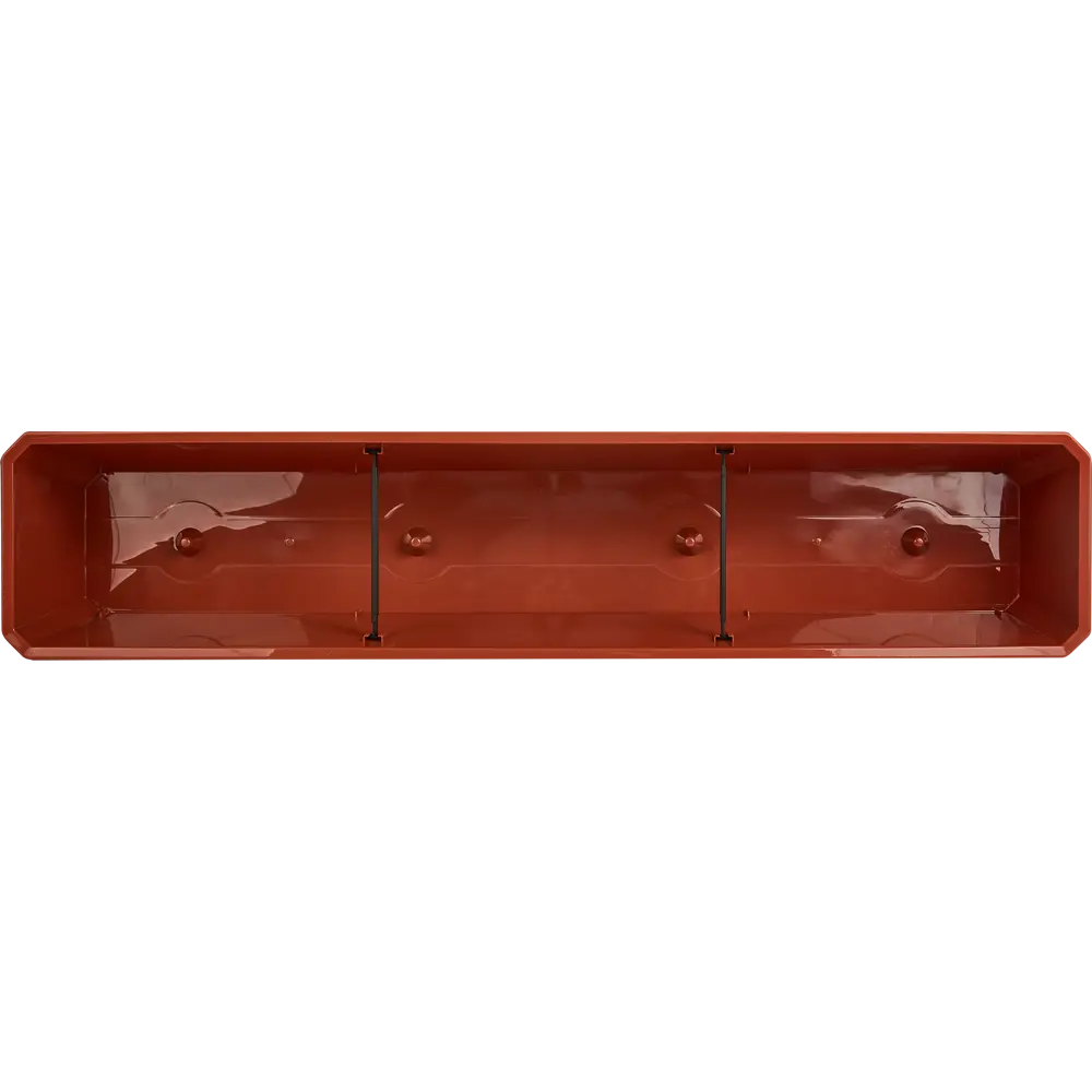 Ящик балконный Ingreen 80x17 h15 см v14 л пластик коричневый STLM-2056708 - Вид №2