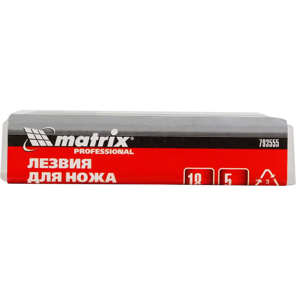 Лезвие трапеция для ножа Matrix 18 мм, 5 шт STLM-2120030 - Вид №2