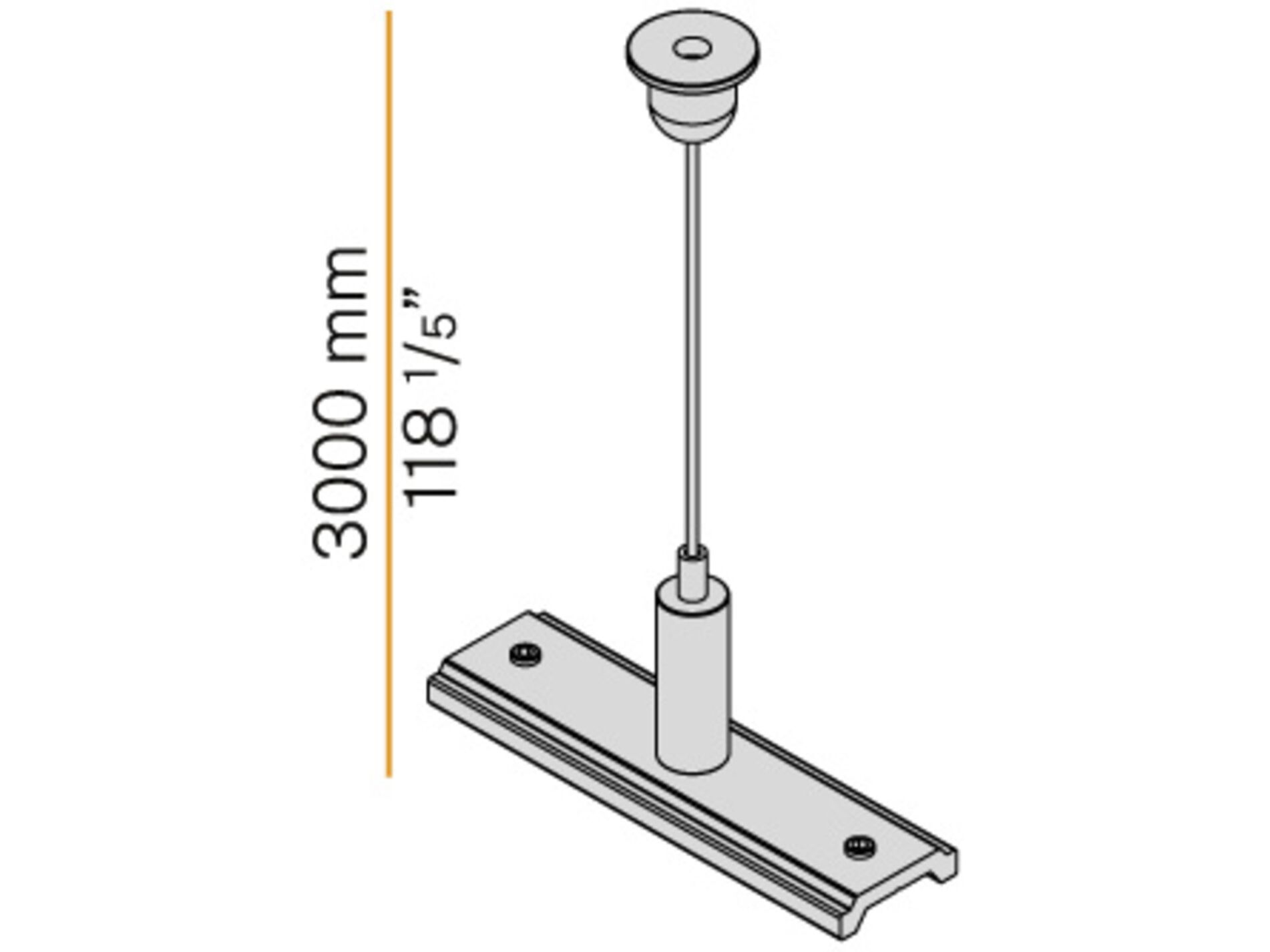 Заливка формы алюминия Сид освещения следа Panzeri Astoria ARCH-00009415 - Вид №8