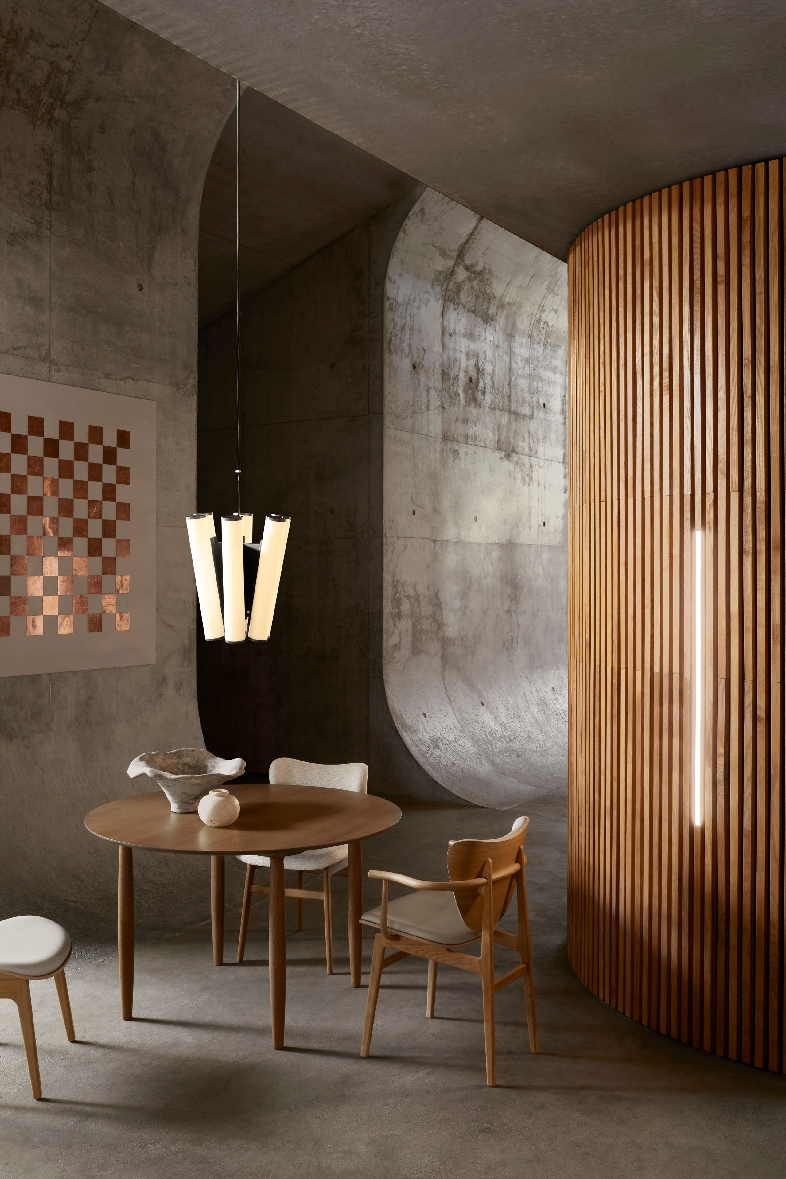 Кожаный и дубовый стул с подлокотниками NORR11 Elephant ARCH-00148755 - Вид №10