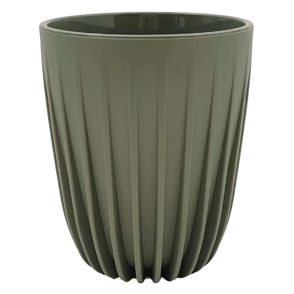 Кашпо Evergreen Design Сигма 19x19x23 см v4.4 л пластик нефрит STLM-2061238