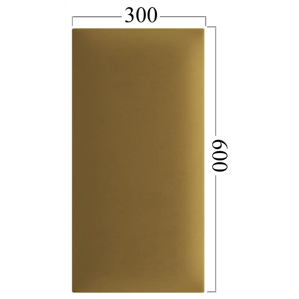 Панель тканевая Vilo 300x600 мм цвет горчичный 85517689 STLM-2141213 Santreyd  - Вид №7