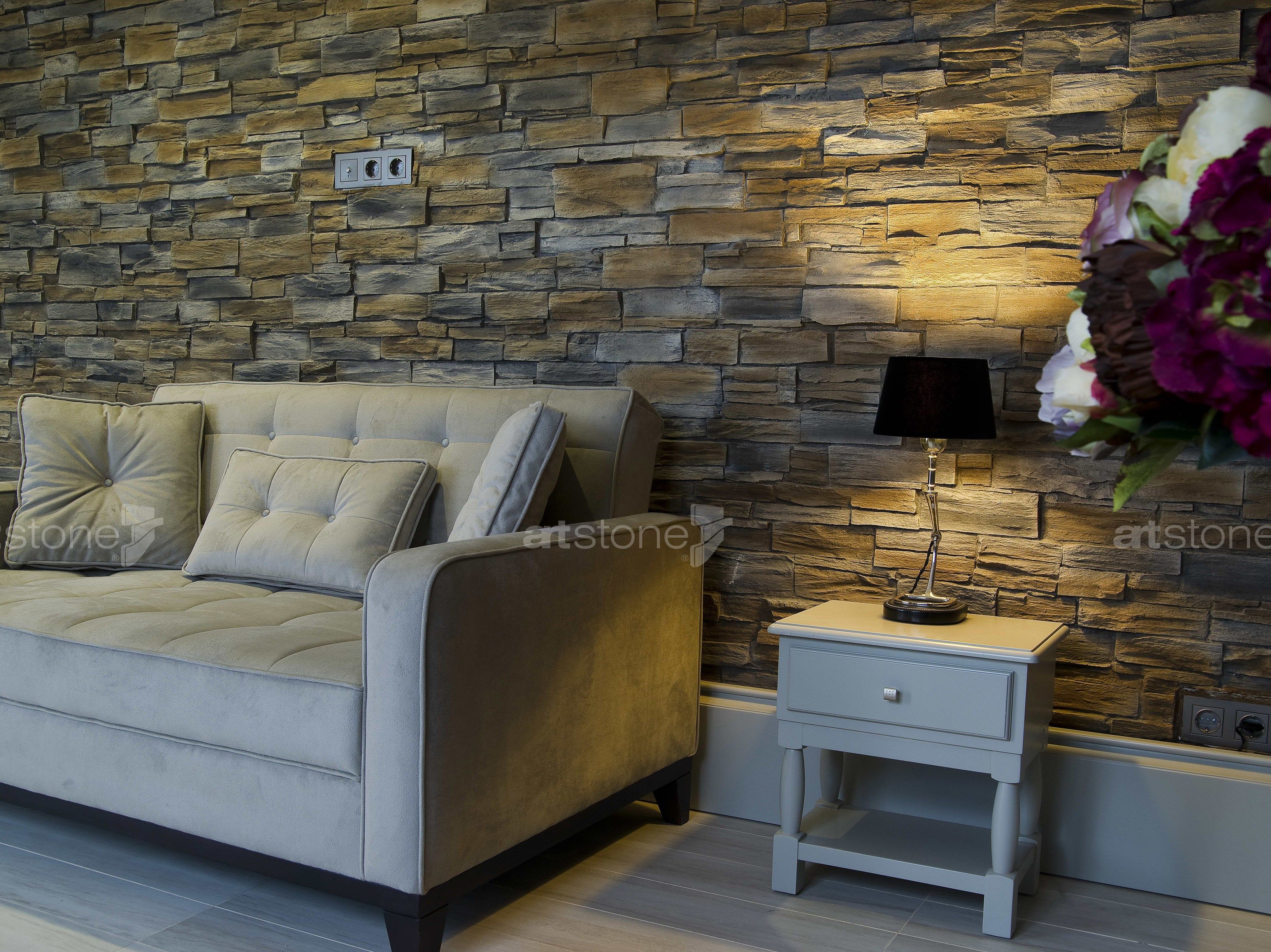 Панель с трехмерными эффектами из стекловолокна для внутреннего / наружного эффекта камня Artstone Panel Systems PIZARRA ARCH-00064574 - Вид №4