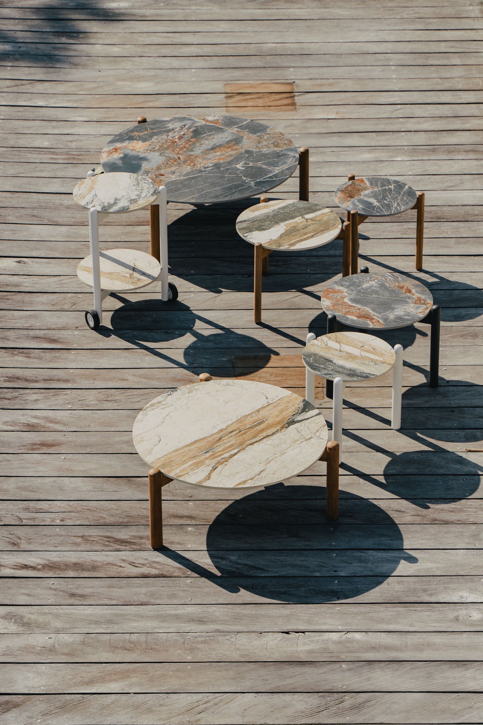 Алюминиевый круглый садовый столик cbdesign Stylo ARCH-00030116 - Вид №4