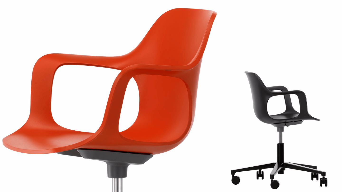 Офисное кресло из полипропилена с подлокотниками VITRA HAL ARCH-00077402 - Вид №1