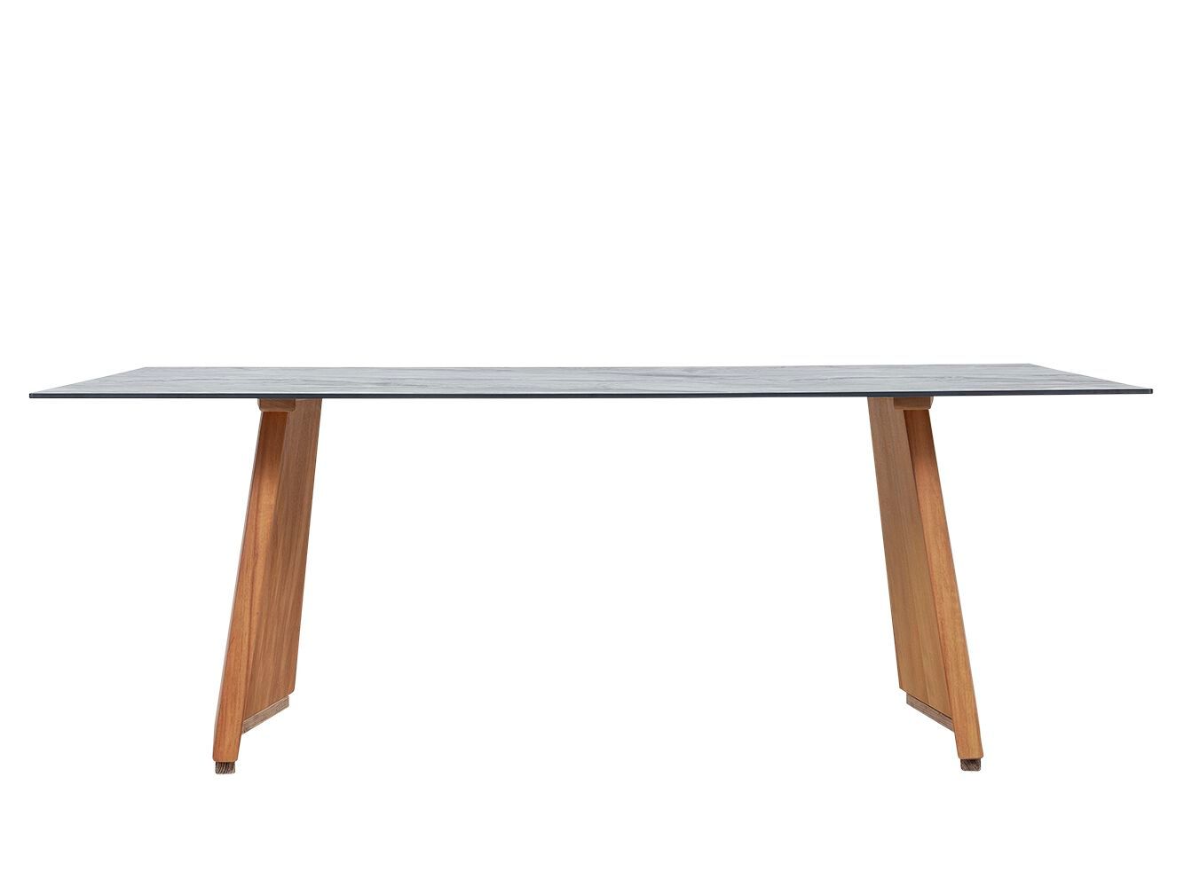 Прямоугольный садовый стол из ламината с ножками iroko Rever Zenit ARCH-00059657