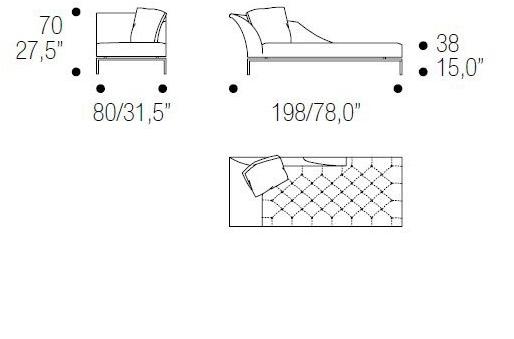 ERBA ITALIA Мягкая кушетка из ткани sun-id-1505751 - Вид №11
