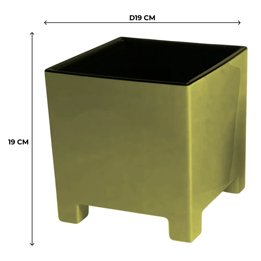 Кашпо Evergreen Design Нард 17x19x1x9 см v5.5 л пластик папоротник STLM-2197603 - Вид №3