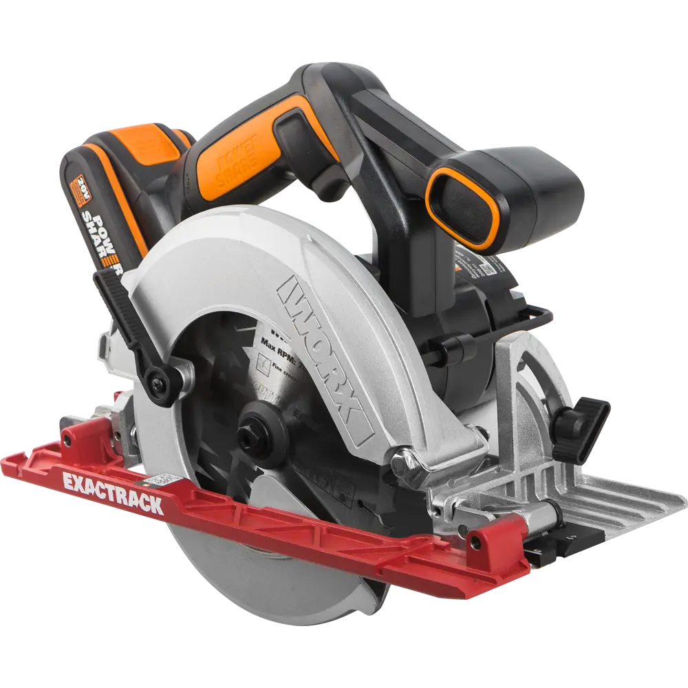 Циркулярная пила аккумуляторная Worx WX530, 165 мм, 20 В Li-ion 2 Ач STLM-2018113