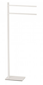 TR31(02) Gedy G-Trilly, стойка: 2 полотенцедержателя, цвет белый матовый