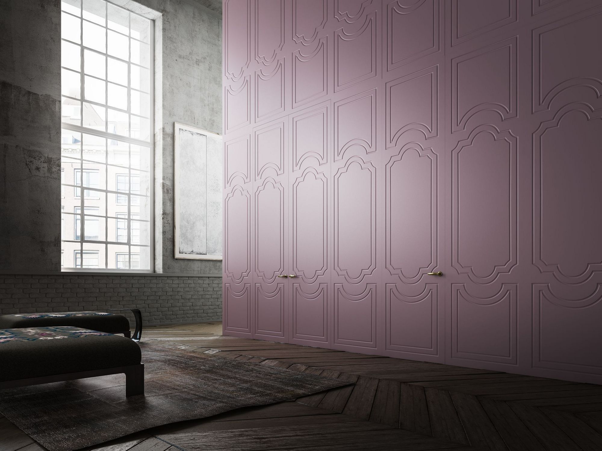 Заподлицо стены распашная дверь Linvisibile Linvisibile Alba ARCH-00129380 - Вид №5