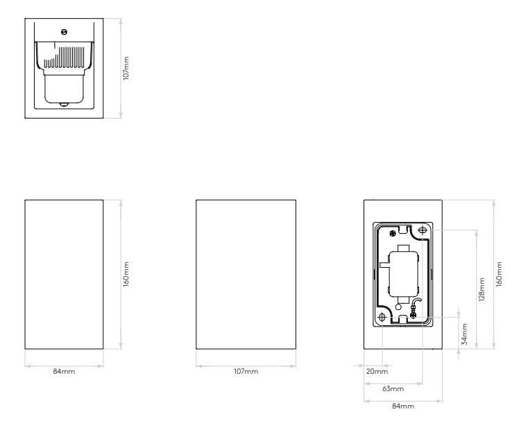 Бетонные светодиодные наружные настенные светильники Astro Lighting OSLO 120 / 160 ARCH-00076760 - Вид №5